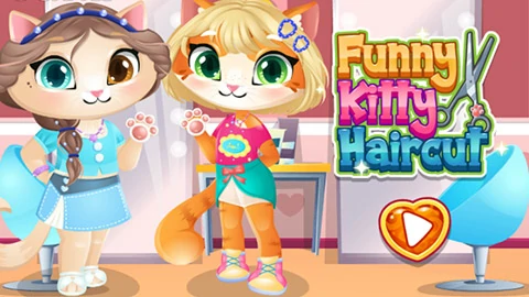 Funny Kitty Haircut screenshot 1