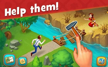 Gardenscapes screenshot 1
