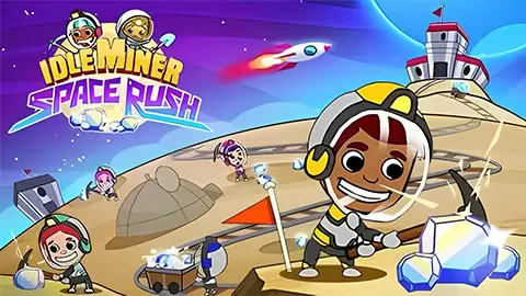 Idle Miner Space Rush screenshot 1