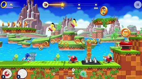 Sonic Runners Adventure Game screenshot 1